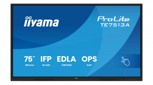 Monitor interaktywny iiyama TE7513A-B1AG 75" 4K UHD IPS Touch Android 14