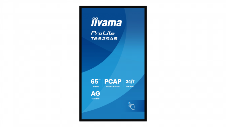 Monitor interaktywny iiyama T6529AS-B1AG 64,5" 4K UHD VA Touch Android 14 2