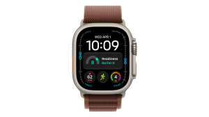 Smartwatch Apple Watch Ultra 4 GPS + Cellular, koperta 49 mm z tytanu w kolorze naturalnym, opaska Alpine w kolorze gurgund - rozmiar M - MJC14QP/A