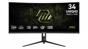 Monitor MSI MAG 342CQRF E20 34" UWQHD Curved 200Hz 0,5ms