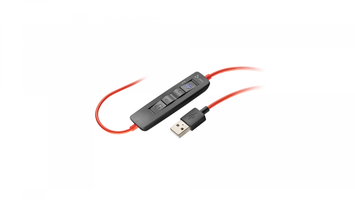 Słuchawki przewodowe Poly Blackwire 3310-M USB-A 3