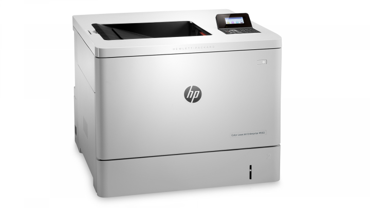 HP Color LaserJet Enterprise M553n - B5L24A - widok frontu lewej strony