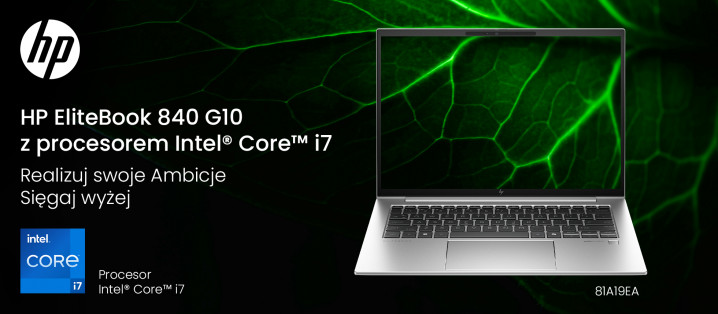 Laptop HP EliteBook 840 G10 81A19EA i7-1355U - Realizuj swoje Ambicje Sięgaj wyżej 