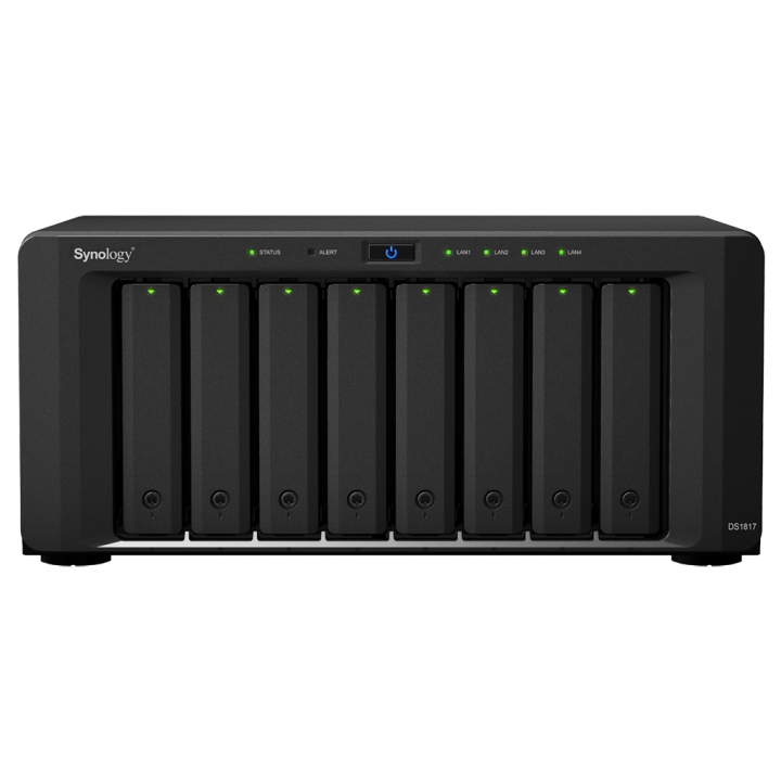 Serwer NAS Synology DS1817 - widok frontu