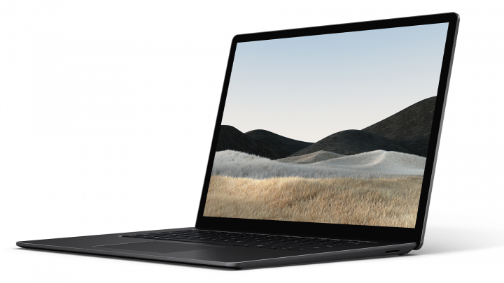Microsoft Surface Laptop 4 15 czarny widok frotu prawej strony