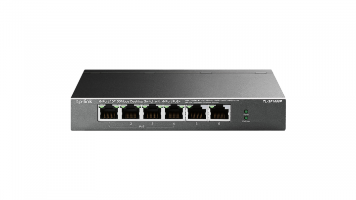 Switch TP-Link TL-SF1006P - widok frontu