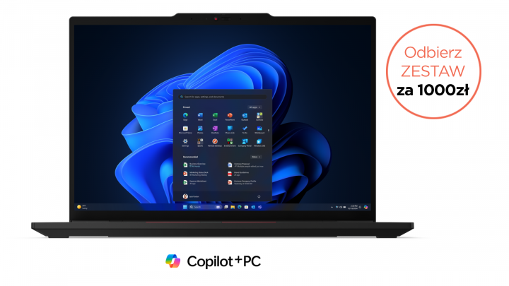 Laptop Lenovo ThinkPad T14s Gen 6 AMD W11P czarny Copilot Zestaw 1K 2
