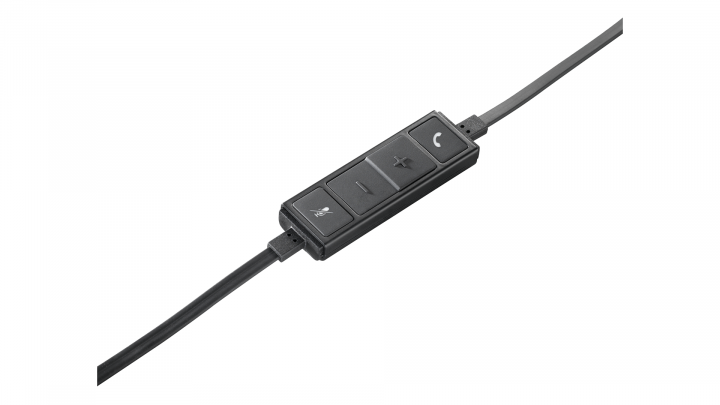 Słuchawki z mikrofonem Logitech USB Headset H650e - kontroler