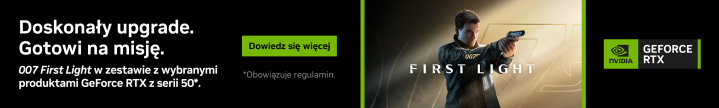 Doskonały upgrade. Gotowi na misję. 007 First Light w zestawie z wybranymi produktami GeForce RTX z serii 50. 4