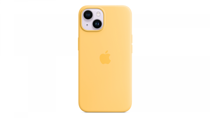 Etui Apple iPhone 14 Silicone Case z MagSafe Sunglow MPT23ZM/A 7