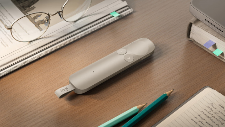 Prezenter bezprzewodowy Logitech Spotlight 2 piaskowy 910-007674