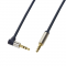 Kabel audio LogiLink 3,5mm minijack M M 0,5m CA11050 - widok frontu