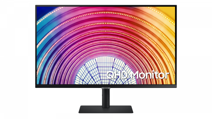 Monitor Samsung LS32A600NWUXEN czarny - widok frontu
