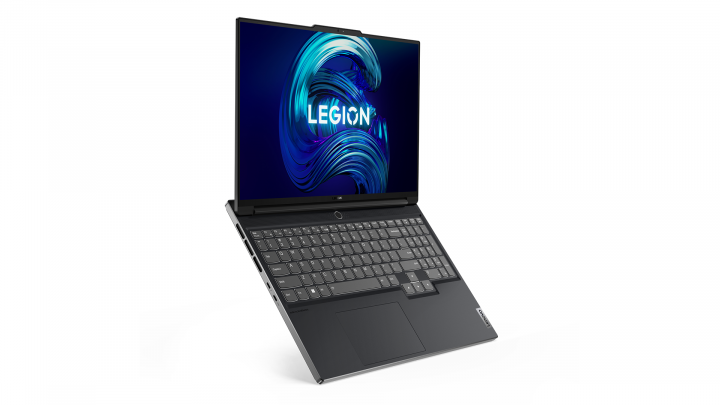 Laptop Lenovo Legion S7 16IAH7 Onyx Grey - widok frontu lewej strony