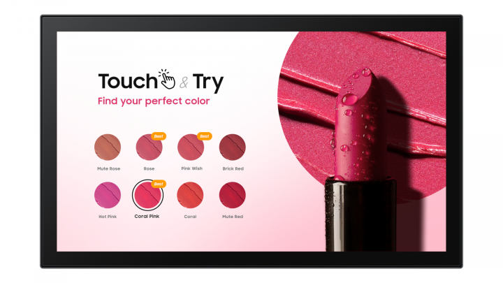 Monitor Samsung LH13QBCTBGBXEN 13 IPS FHD Touch 75Hz