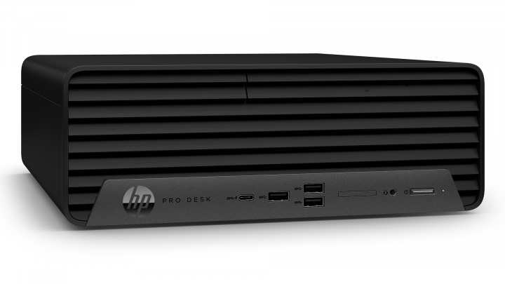 Komputer HP Pro 400 G9 SFF - widok frontu lewej strony