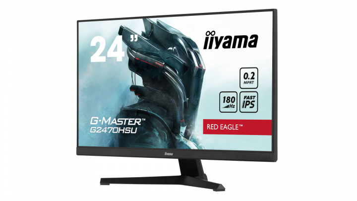 Monitor IIYAMA G-Master G2470HSU-B6 - widok frontu 4