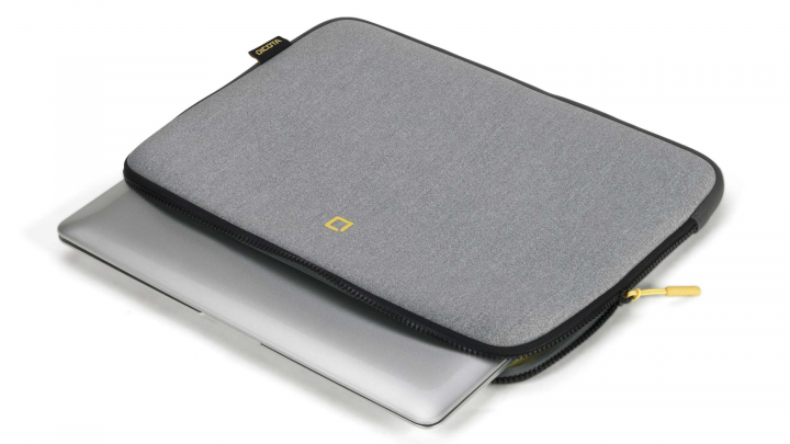 Etui do laptopa DICOTA Skin FLOW 156 D31746 szaro-żółte - przód1