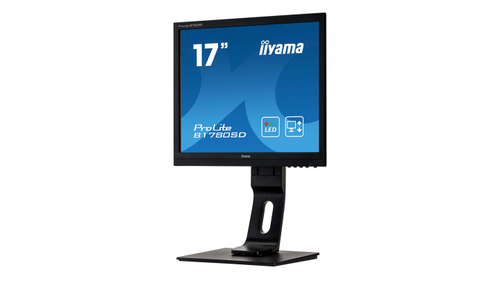 Monitor IIYAMA ProLite B1780SD-B1 - widok frontu prawej strony
