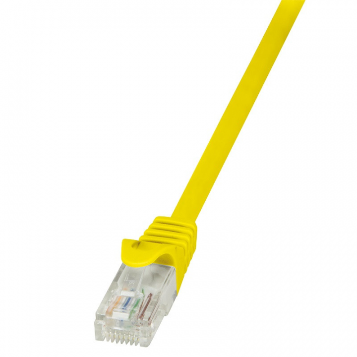 Patchcord LogiLink CAT 5e UTP 0,25m żółty CP1017U