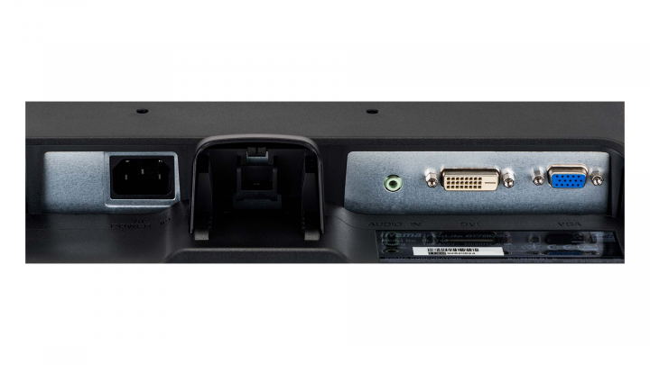 Monitor IIYAMA ProLite B1780SD-B1 - widok portów