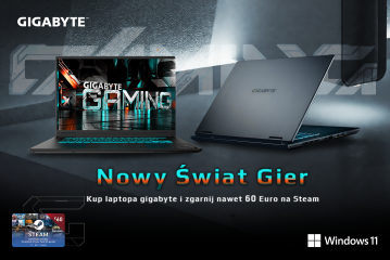 Kup laptopa Gigabyte i zgarnij nawet 60 Euro na Steam aktualność