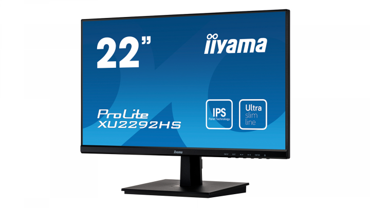 Monitor IIYAMA ProLite XU2292HS-B1 - widok frontu prawej strony