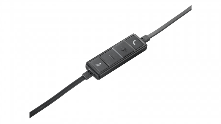 Słuchawki z mikrofonem Logitech USB Headset H650e Stereo - kontroler