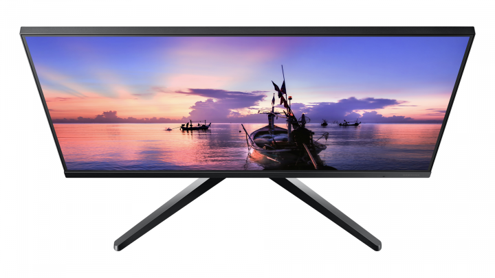 Monitor Samsung LF24T352FHRXEN - widok z góry2