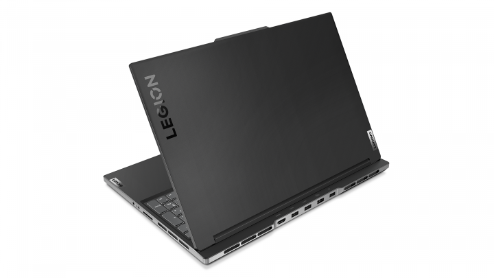 Laptop Lenovo Legion S7 16IAH7 Onyx Grey - widok klapy lewej strony