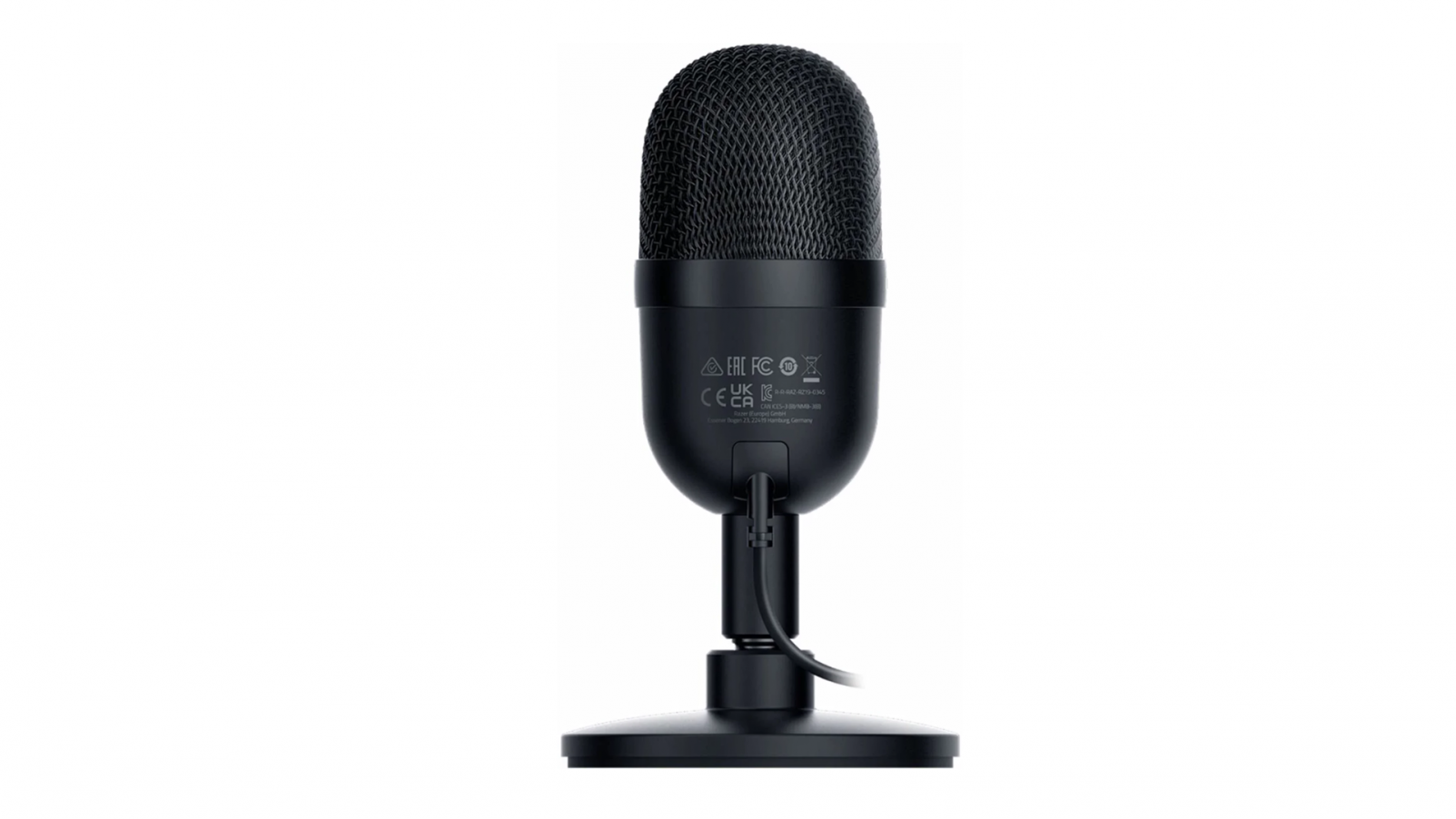 Razer Seiren Mini - USB Ultracompacte condensatormicrofoon (Streamingmicrofoon, Supercardioïde directionele gevoeligheid, Ingebouwde schokdemping), Zwart : Razer