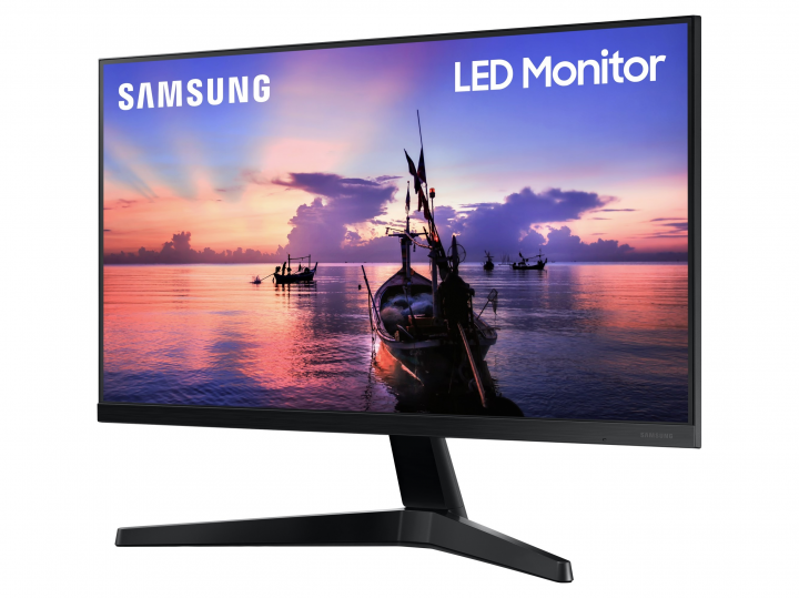 Monitor Samsung LF24T350FHRXEN - widok frontu prawej strony