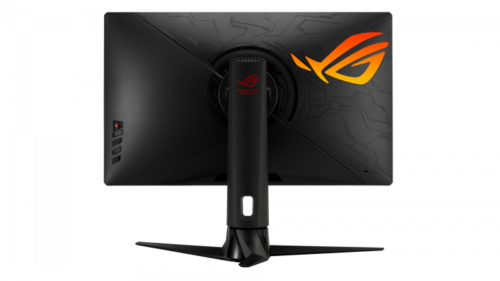 Monitor Asus ROG Strix XG27UQR - widok z tyłu