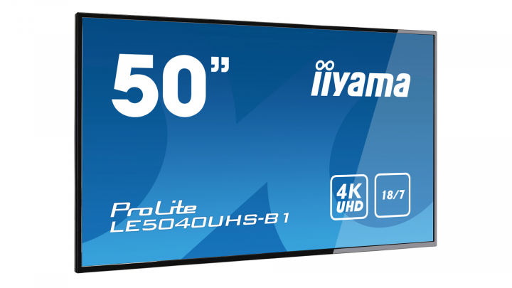 Monitor IIYAMA ProLite LE5040UHS-B1 - widok frontu lewej strony