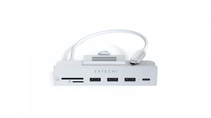Hub Satechi USB-C Clamp Hub for 24" iMac srebrny - ST-UCICHS