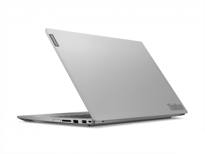 Laptop Lenovo ThinkBook 15-IML szary - widok klapy lewej strony