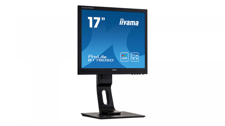 Monitor IIYAMA ProLite B1780SD-B1 - widok frontu lewej strony