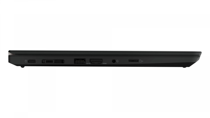 Laptop Lenovo ThinkPad T14 G1 czarny widok lewej strony