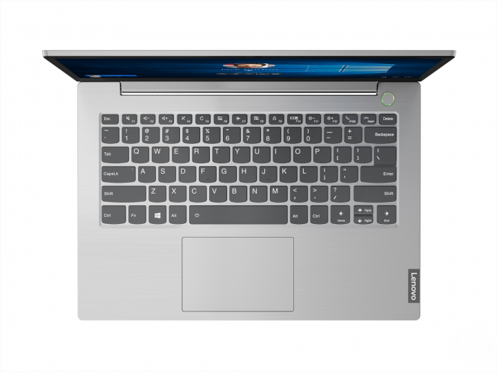 Laptop Lenovo ThinkBook 14-IML szary - widok z góry