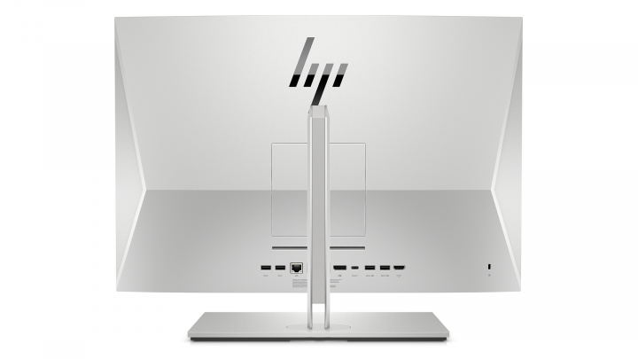 Komputer AiO HP EliteOne 800 G6 szary - widok tyłu regulowana podstawka