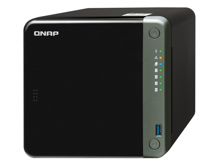 Serwer NAS QNAP TS-453D-8G - widok frontu prawej strony