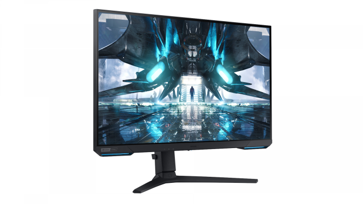 Monitor Samsung Odyssey G7A LS28AG700NUXEN - przód lewa strona