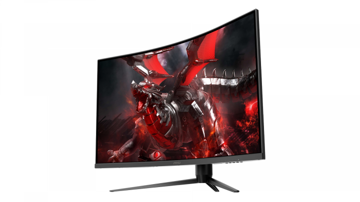 Optix G321CQP - widok frontu prawej strony