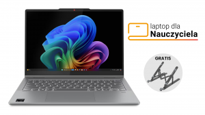 Laptop 2w1 dla Nauczyciela Lenovo IdeaPad 5 14Q8X9 83GH002DPB X Plus X1P-42-100 Touch 14" WUXGA OLED 16GB 512SSD W11 ARM