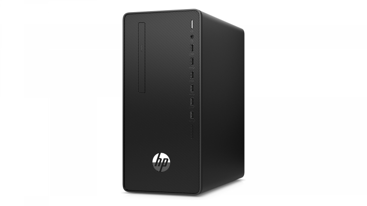 Komputer HP Desktop Pro G6 Tower - widok frontu prawej strony