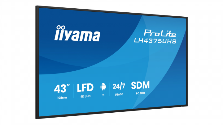 Monitor wielkoformatowy iiyama LH4375UHS-B2AG 2