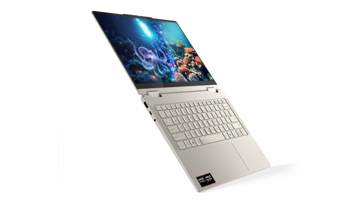 Laptop Lenovo Yoga 7 2-in-1 14AKP10 W11H Backlit Seashell (Yoga Pen + Yoga Sleeve) Copilot 5