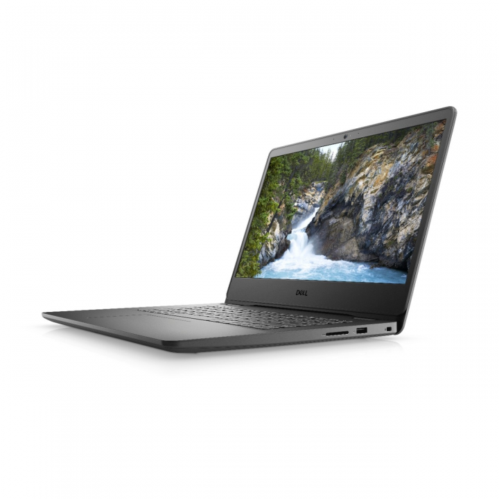 Laptop Dell Vostro 3401 czarny - widok frontu prawej strony
