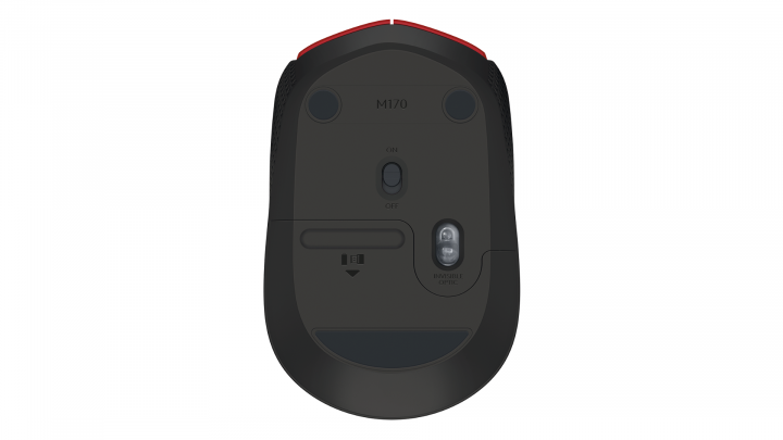 Mysz bezprzewodowa Logitech M171 optyczna czerwona 910-004641 4