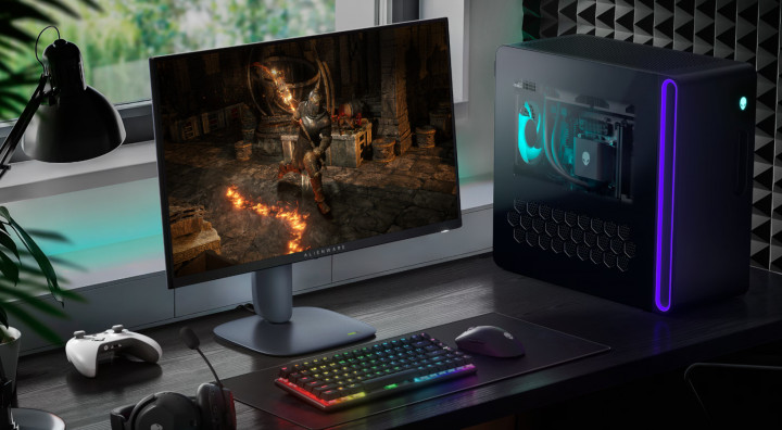 Monitor Dell Alienware AW2725DM 210-BQWQ lifestyle